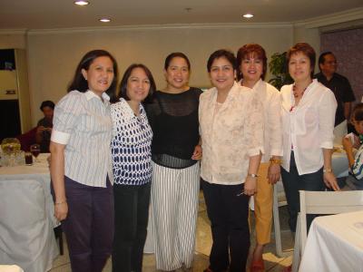 Thanks to our wonderful Host - Anicia Paeldon - 3rd from right