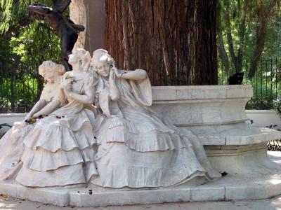 Sculpture in Maria Louisa Park