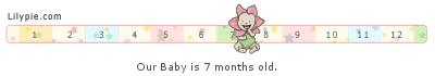 7months Birthday Ticker  (5-9-2004)