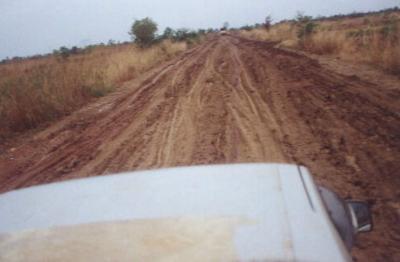 Road to Sisophon from Poipet, 2001