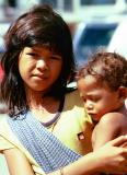 Girl & baby, Phnom Penh