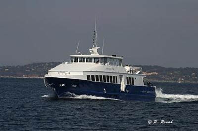 Le ferry Hyeres-Porquerolles - Quelques minutes pour s'écarter du continent