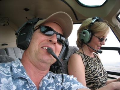 Bruce messing with my camera; wish he would STEER!