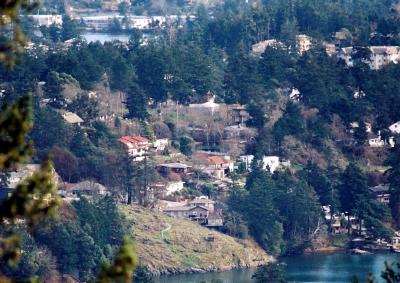 My neighbourhood, as seen from Mill Hill.