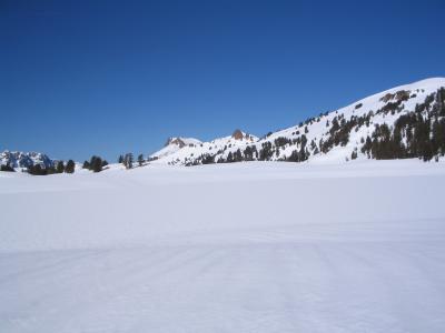 Lake Helen, covered by snow
