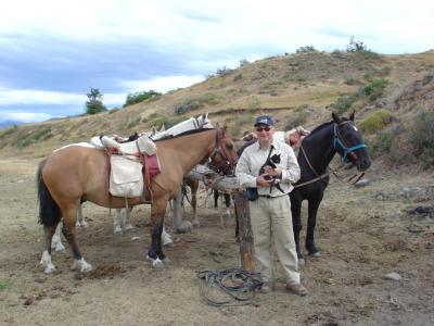 Riding up the Rio Mitre Valley