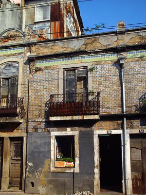 Romantische Gassen in Lissabon