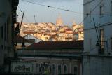 Frhmorgens in den Gassen von Lissabon