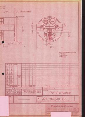 VDO 914-6 GT Fuel Gauge - Photo 2