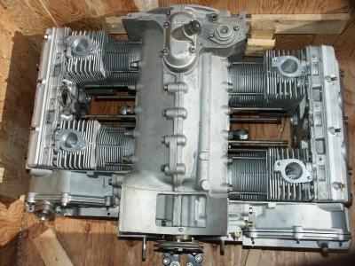 Early 2.0 Liter Alloy Sand Cast Engine Crankcase...