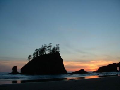 Pacific Ocean,  Second Beach - La Push