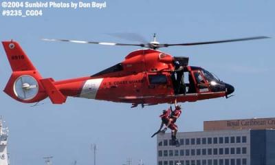 2004 - USCG HH-65B #6516 hoist - Coast Guard stock photo #9235