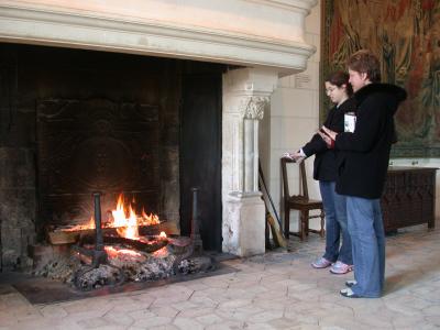 Warming Up Inside Chenonceau