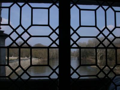 The River Cher Through the Window at Chenonceau