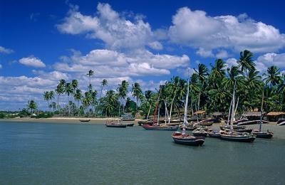 Barcos no rio Guri, Jericoacoara