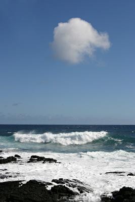 Cloud above the sothernmost point of the USA