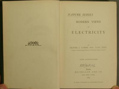 Modern views of electricity