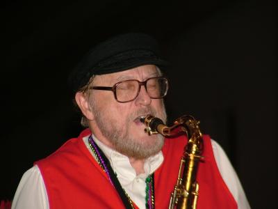 Mardi Gras Sax Player