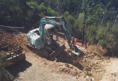 house site excavation begins