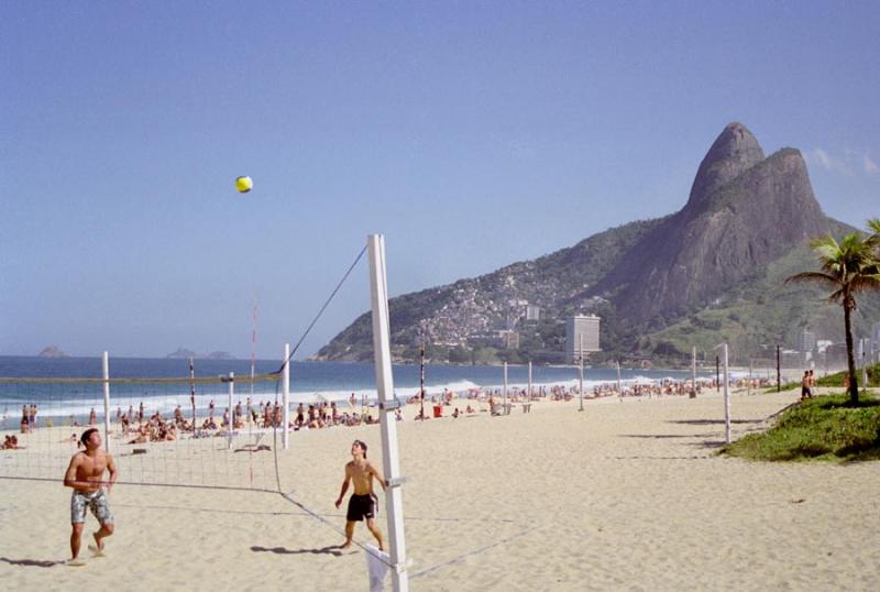 Beach volleyball at Ipanema