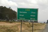 17 km to Naivasha where Ill leave the main road