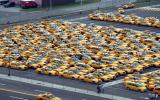 Taxis waiting at JFK