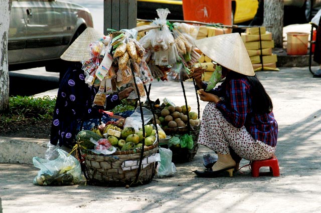 Street vendor, Saigon