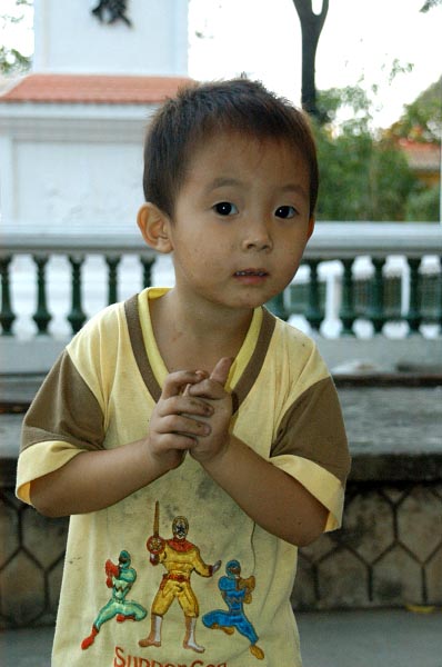 Boy at Phung Son Pagoda