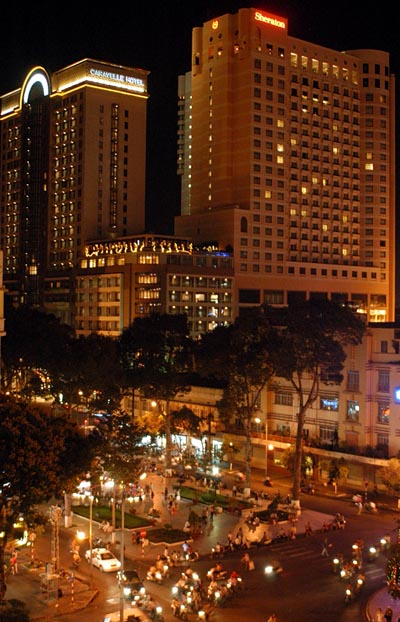 Central Saigon from the Rex Hotel
