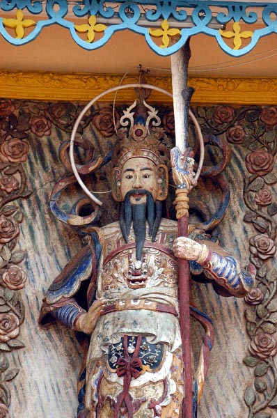 Detail of temple facade