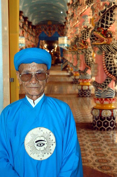 Cao Dai priest, Vietnam