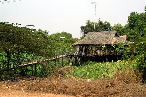 Small hut near the water