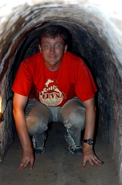 Inside an original VC tunnel