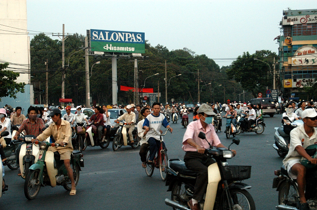 Rush hour in Saigon