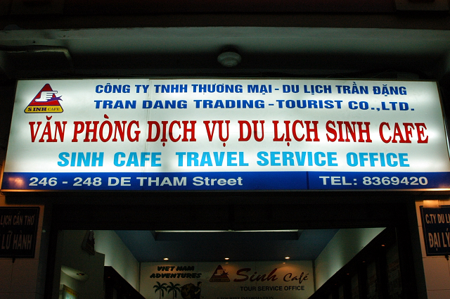 The trip is run by the Sinh Cafe for $4