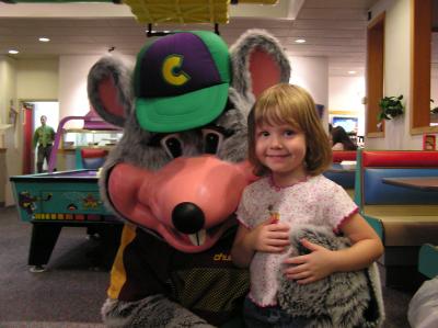 First time I didn't run from ChuckE!