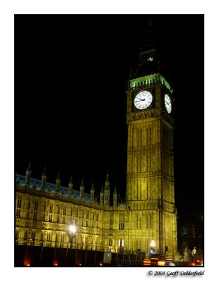 Big Ben at night - Westminster