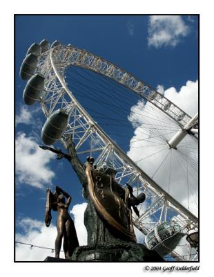 The London Eye - Dali sculpture