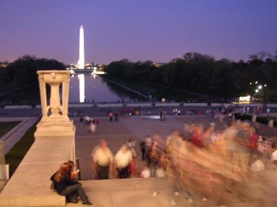 At the Lincoln Memorial