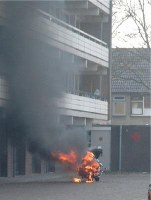 Motorbrand Bartokstraat 28 maart 2004