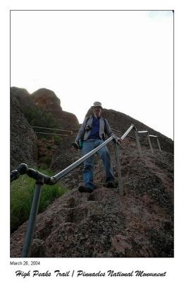 Jim coming down the Steps