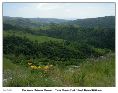 View of Calaveras Reservoir