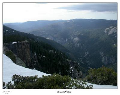 View of Yosemite Valley