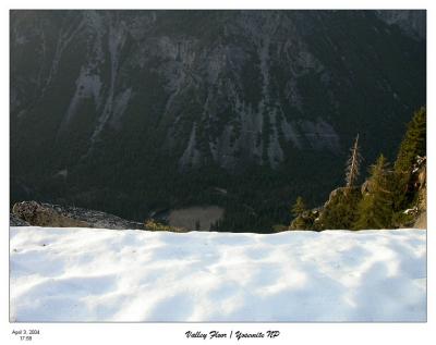 View of the valley floor