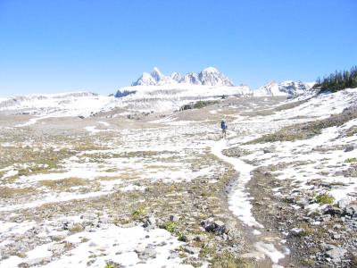 Snow on the trail