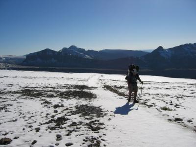 Coming up to Hurricane Pass