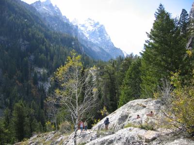 The trail down from Inspiration