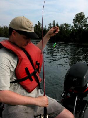Getting ready to fish