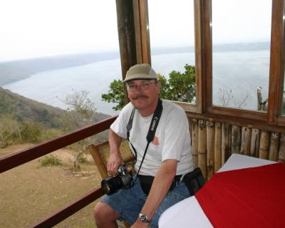 Dan at Lago Apoyo