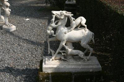 This was in Deer House - named for two statues found in the garden: deer being pursued by hunting dogs.